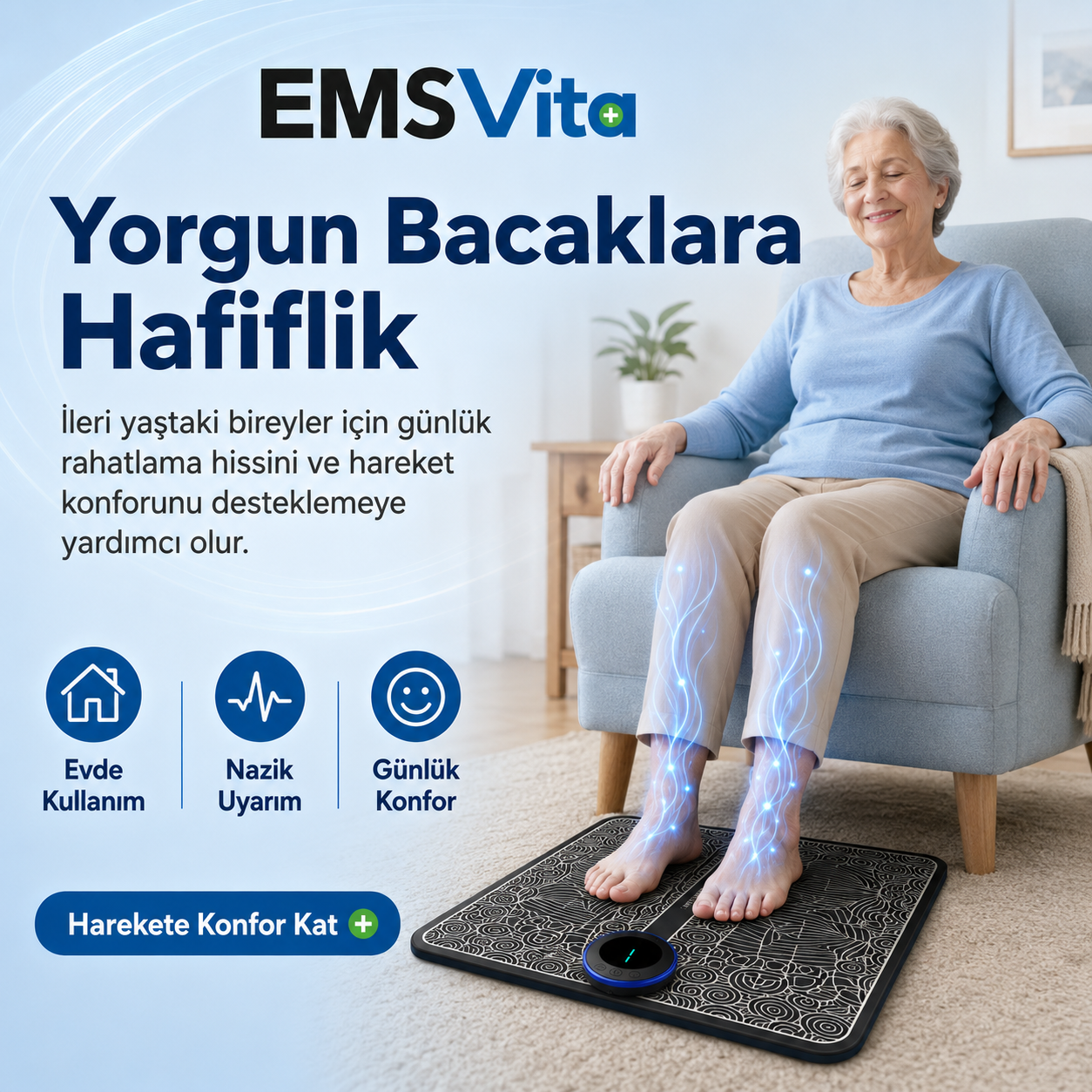 EMSVita™ ile Bacak Ağrılarına Son!